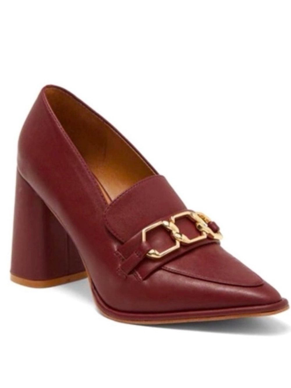NWOT Nordstrom Rack Oslo Block Heel Loafer